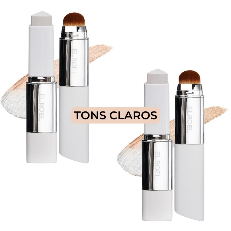 Elroel™ | Bastão Inteligente 2 em 1 com Tom Adaptável e Cobertura Impecável