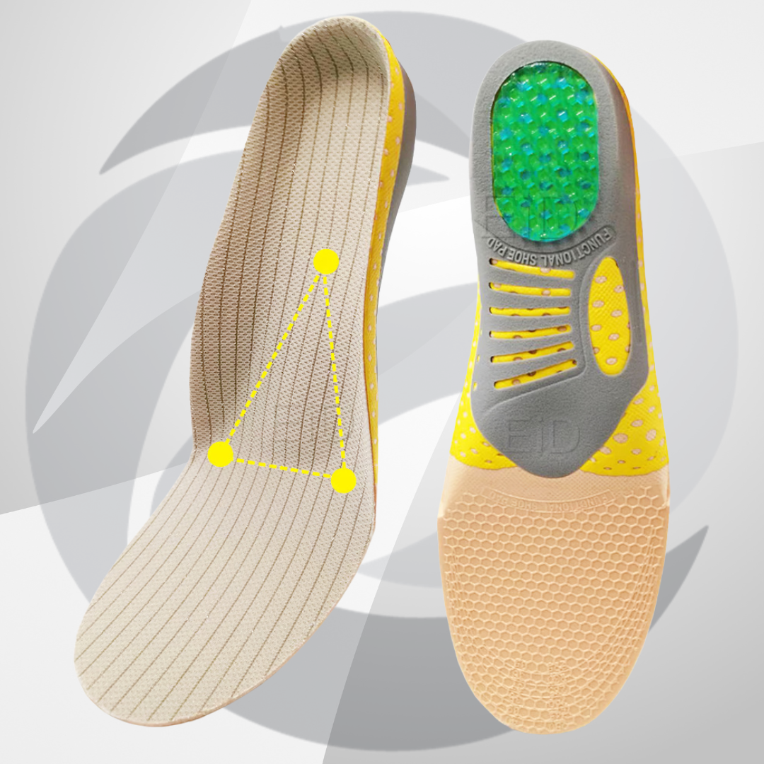 Palmilha Ortopédica Walkomfy© | Suporte e Ajuste Personalizado