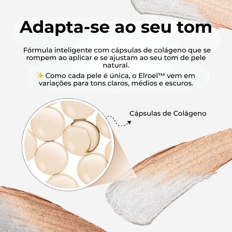 Elroel™ | Bastão Inteligente 2 em 1 com Tom Adaptável e Cobertura Impecável