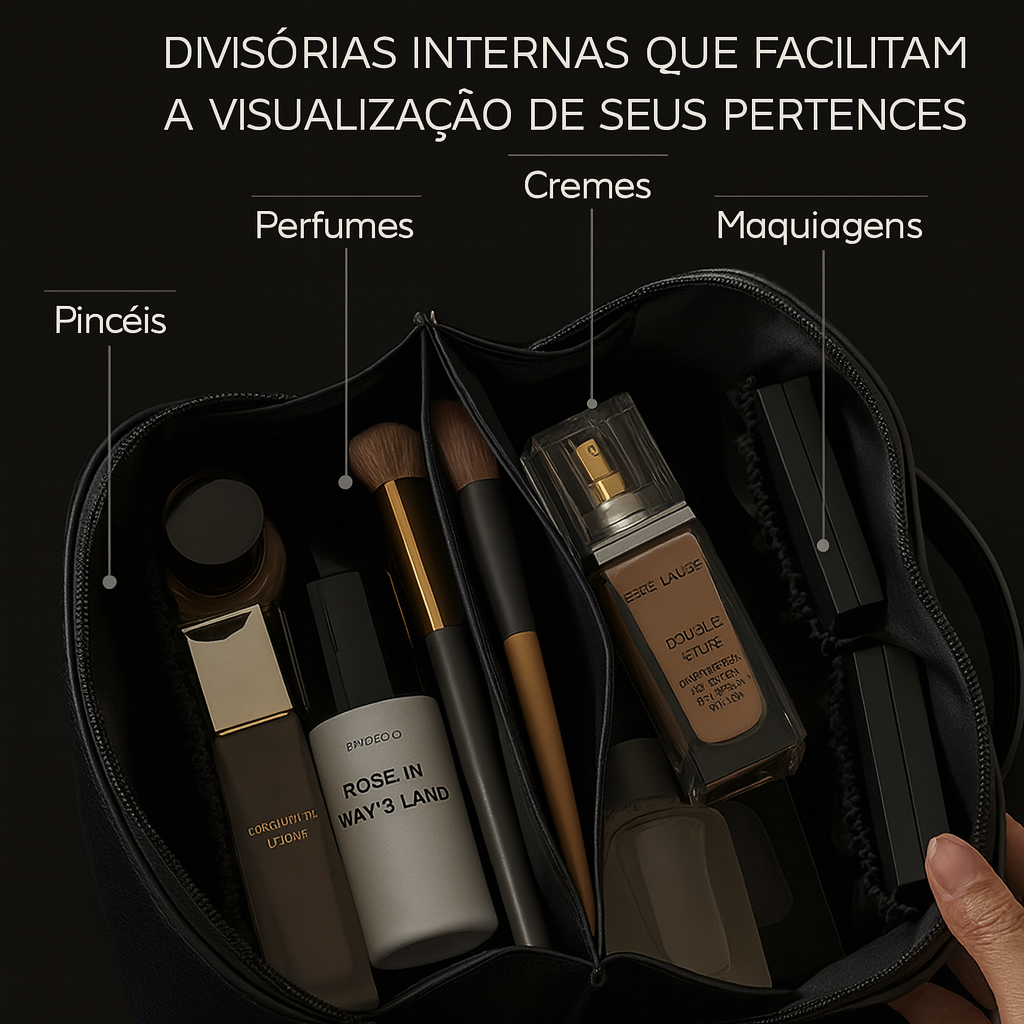 Necessaire Beauty® | Organização Impecável e À Prova D'água