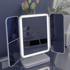 Trifold© | Espelho Inteligente com LED e Zoom Reclinável