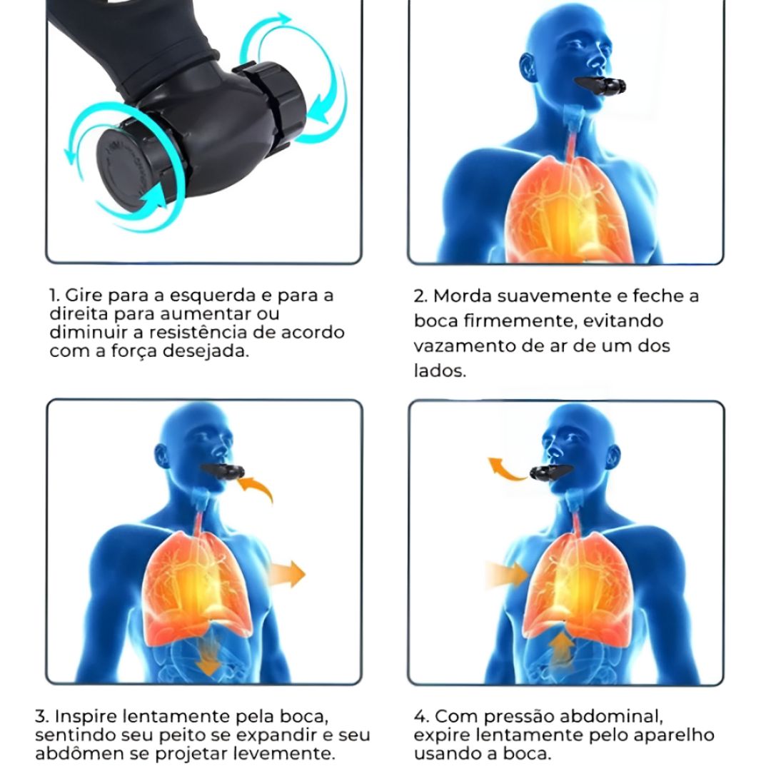 Airofit Pro | Treinador Respiratório para Saúde e Performance