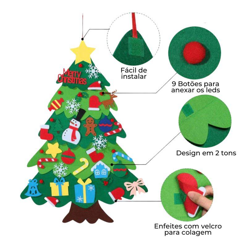Compre 1 e Leve 2 | Árvore de Natal Criativa® + 2 Brindes Exclusivos